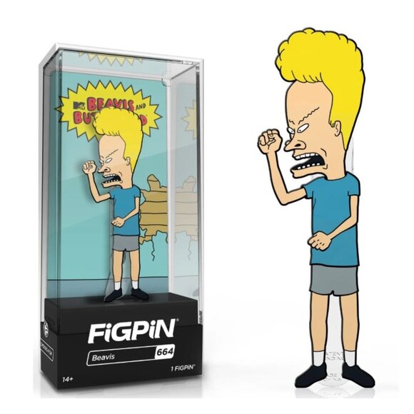 2021 BEAVIS AND BUTTHEAD FigPin Enamel Pin #664 Collectible MTV Funny 90s Bag - Picture 4 of 15